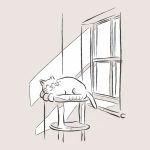 老猫の為のキャットタワー